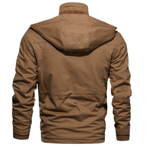 Eleganter Herren Mantel Kommandanten Stil