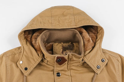 Eleganter Herren Mantel Kommandanten Stil