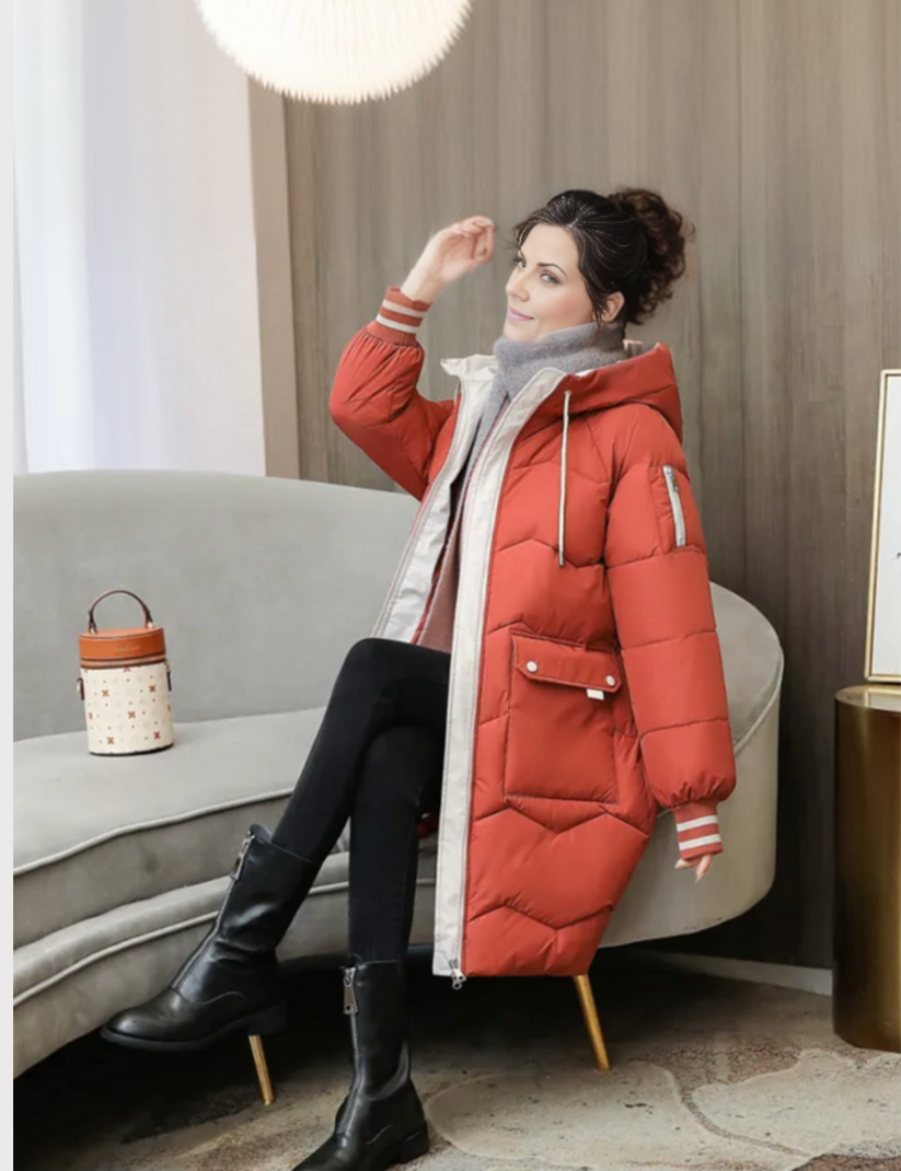Norvielle Damen Winterparka Gemütlich