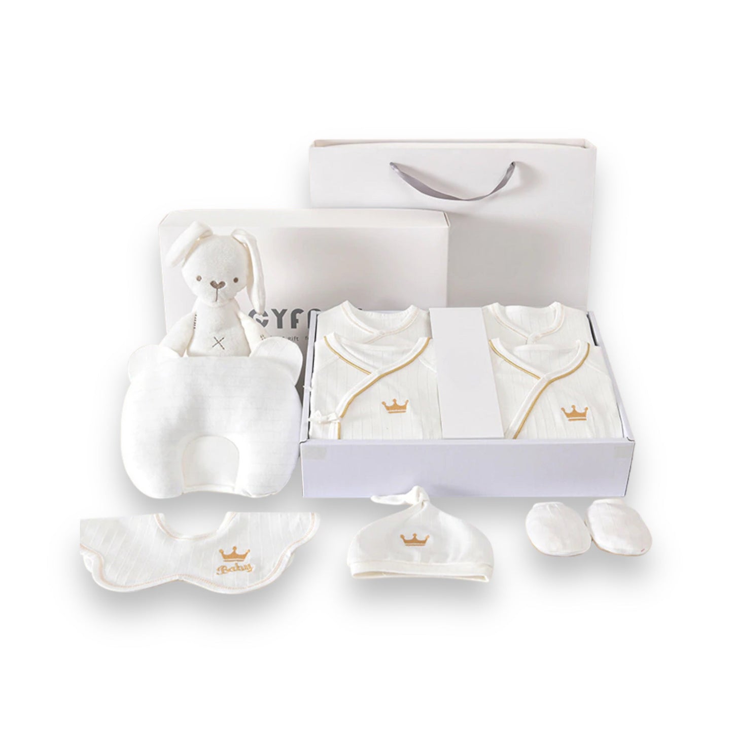 Baby Erstausstattungs-Set 100% Bio-Baumwolle Hypoallergen