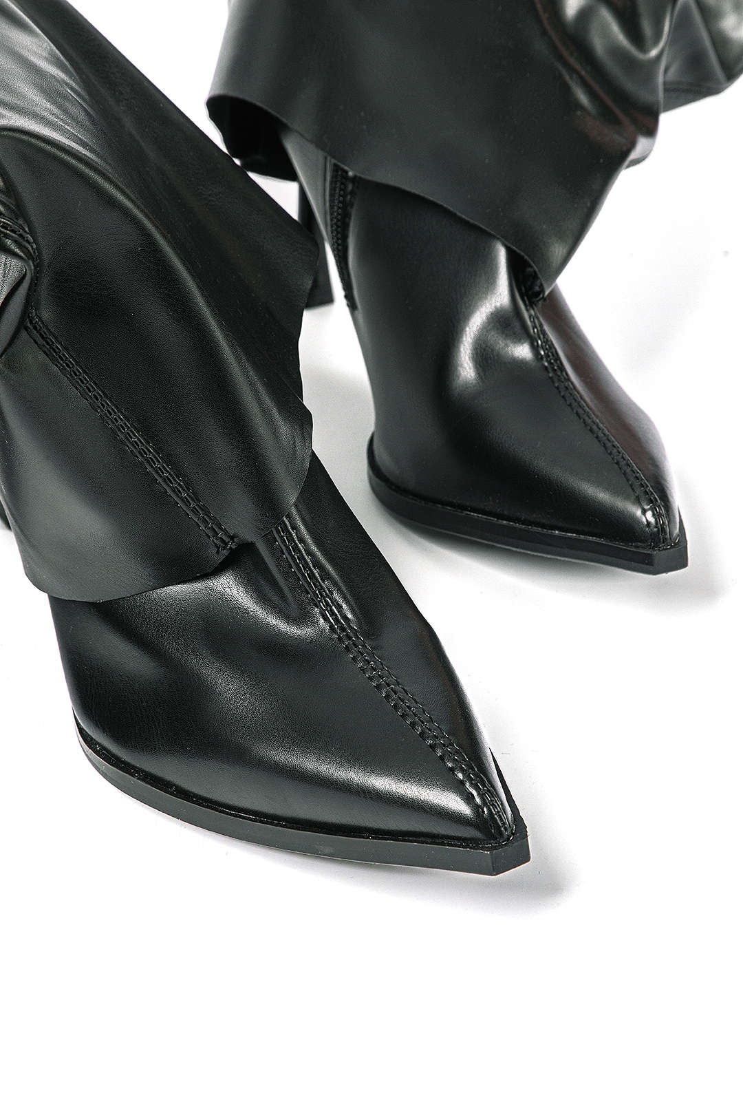 Damen Designerstiefel Oversized