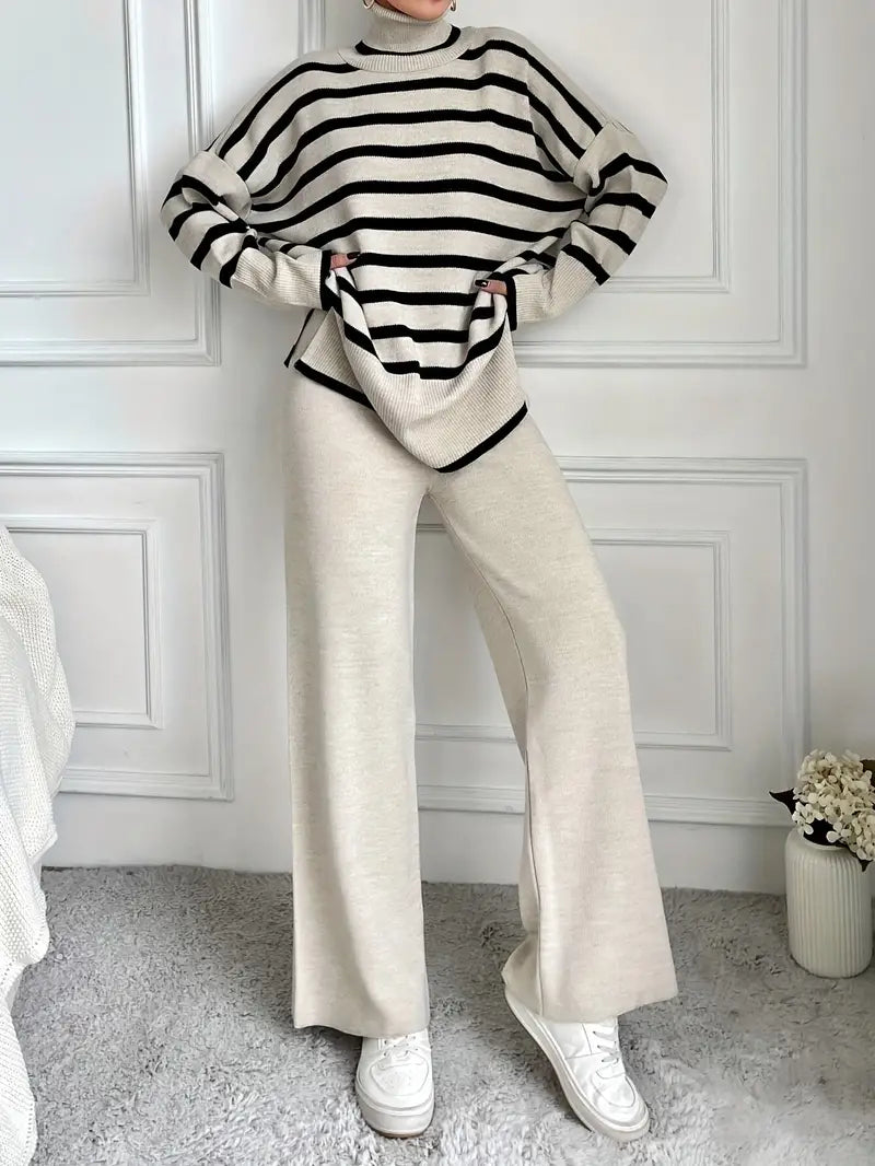 Damen Strickanzug-Set Trendig