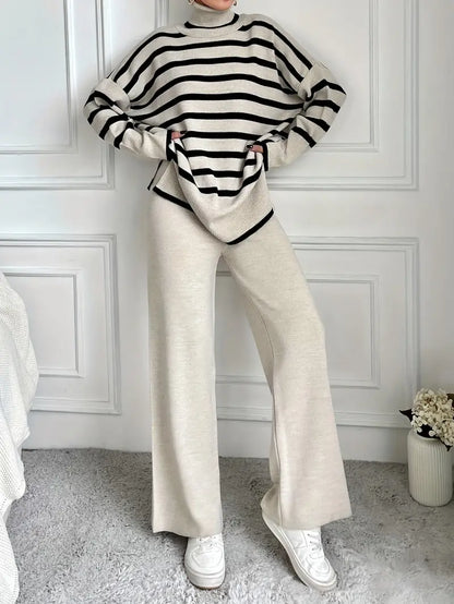Damen Strickanzug-Set Trendig