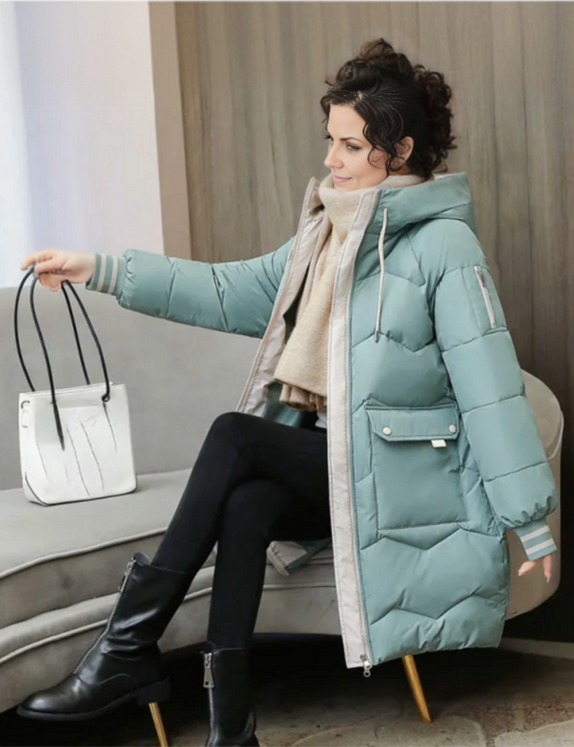 Norvielle Damen Winterparka Gemütlich