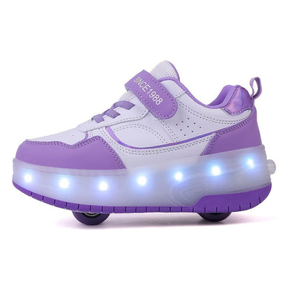 Kinder Rollersneaker LED Leuchtschuhe