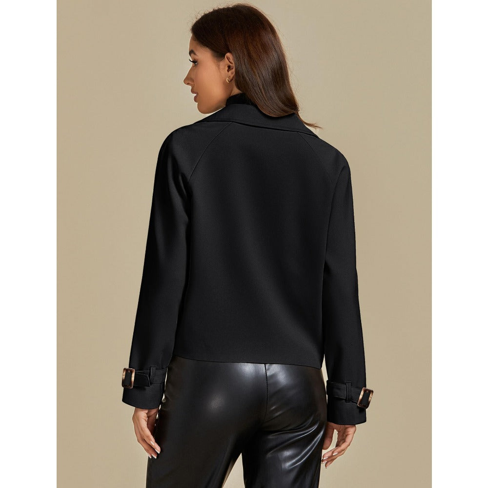 Giovanna Damen Doppelreiher Kurzjacke Mantel