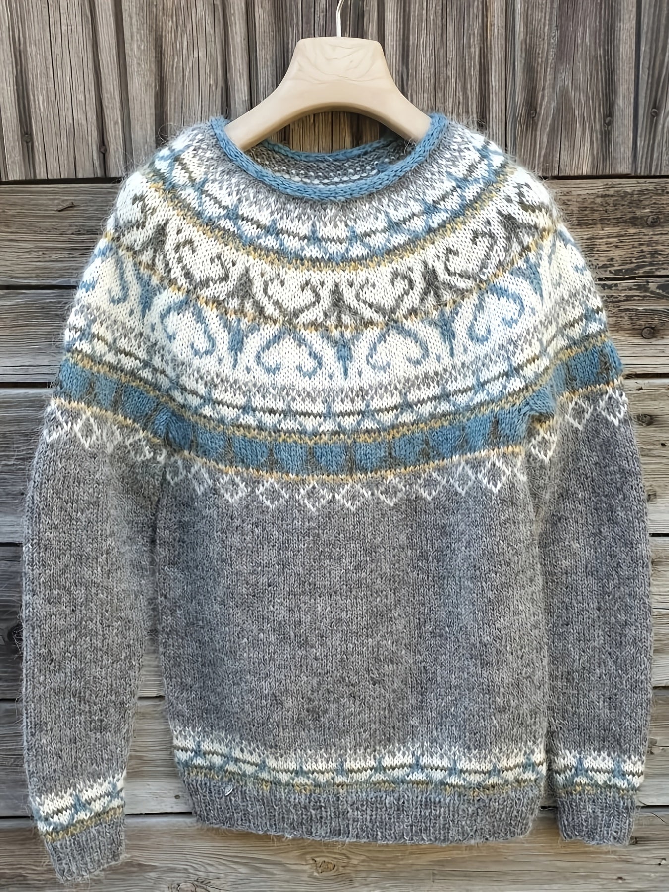 Eleganter Nordischer Pullover Warm Für Damen Herren Winter - Norvielle