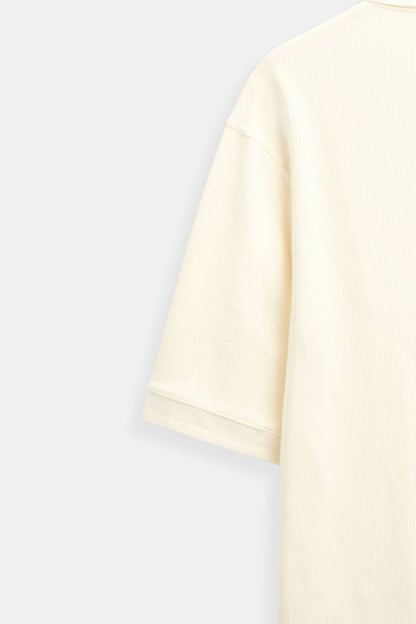 Herren Poloshirt Beige Elegant Zeitlos