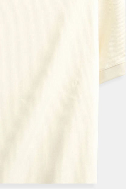 Herren Poloshirt Beige Elegant Zeitlos