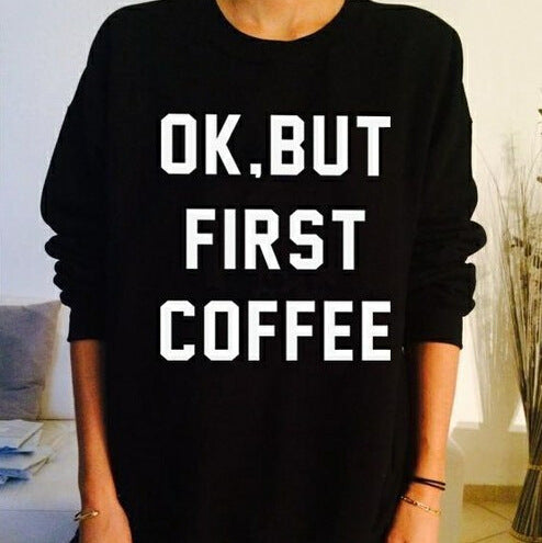 Damen Sweatshirt Motivierender Aufdruck Lässiger Schnitt Grau - Norvielle