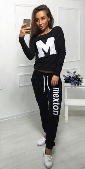 Damen Sportset mit Aufdruck Norvielle