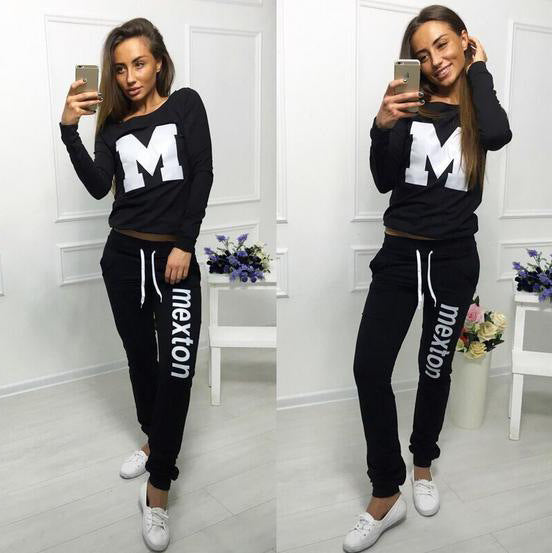 Damen Sportset mit Aufdruck Norvielle - Norvielle