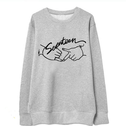 Damen Sweatshirt Kreatives Handschrift-Design Norvielle