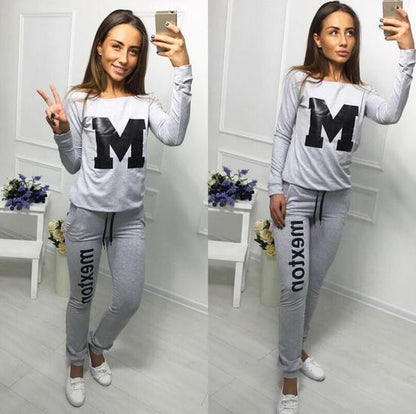 Damen Sportset mit Aufdruck Norvielle