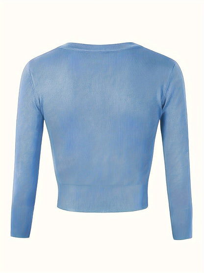 Norvielle Damen Bolerojacke Knopfverschluss