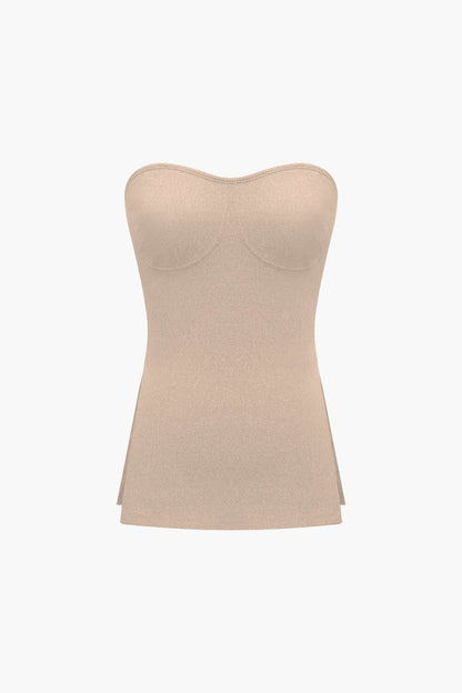 Damen Zweiteiler-Set Bustier- und Shorts Elegantes Design