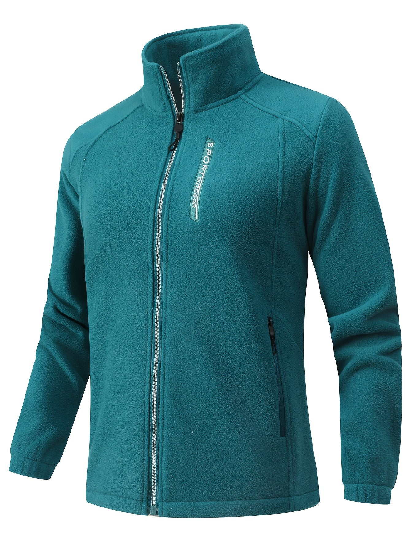 Damen Softjacke Stehkragen Zippbar