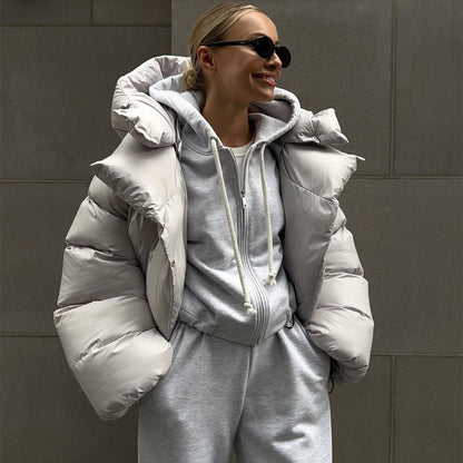 Damen Winterjacke Gepolstert Warm