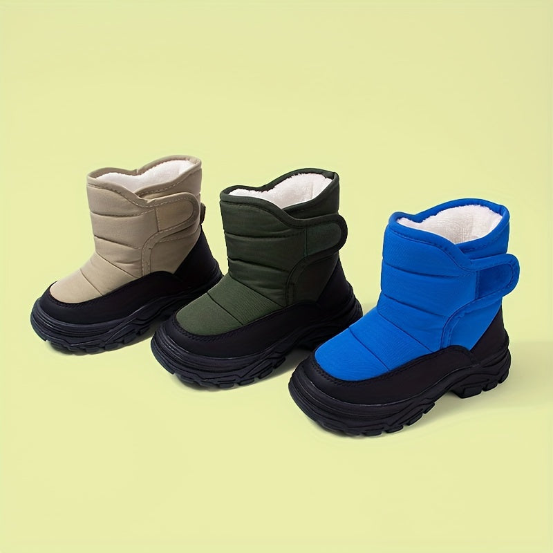 Kinder Winterstiefel Warm Fleece Rutschfest