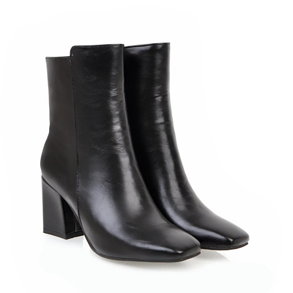 Norvielle Damen Stiefeletten Hoher Absatz