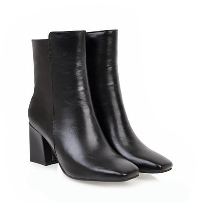 Norvielle Damen Stiefeletten Hoher Absatz