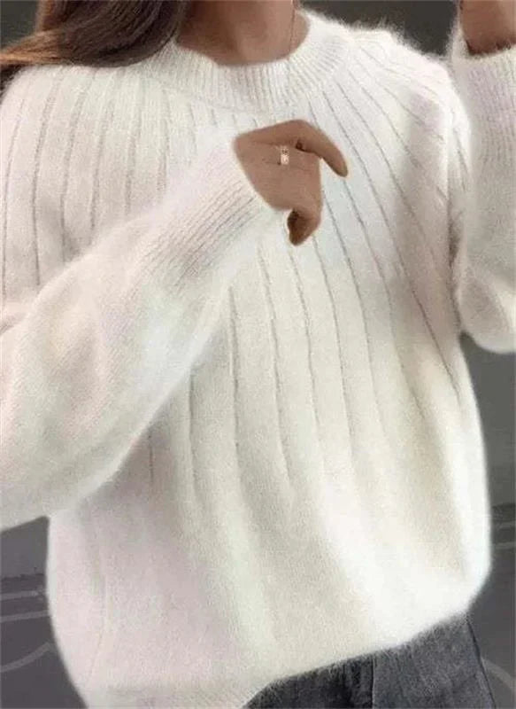 Norvielle Damen Strickpullover Bunt