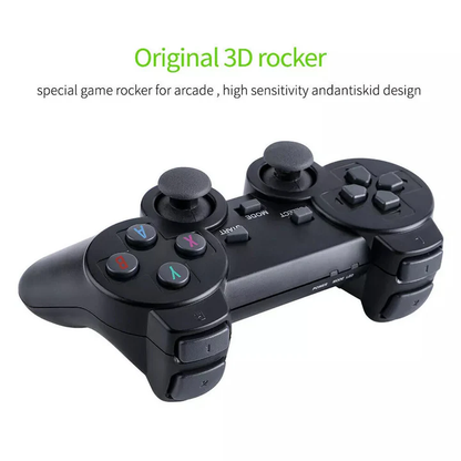 Retro Spielkonsole 4K Hdmi mit 64GB und 2 kabellosen Gamepads