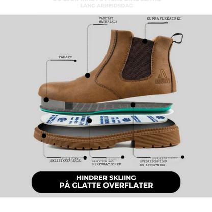 Norvielle Herren Orthopädische Sicherheitsstiefel