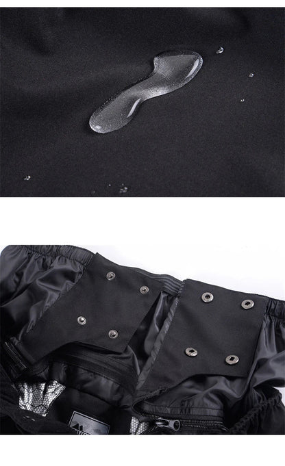 Unisex Hose Durchgehender Schnitt Frontreißverschluss Funktionshose