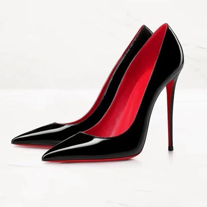 Damen Stiletto High Heels 12cm Weiche Sohle