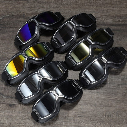Herren Motorradbrille Polarisiert Vintage-Design - Eveloria