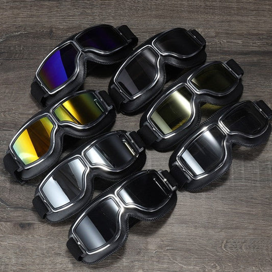 Herren Motorradbrille Polarisiert Vintage-Design - Eveloria
