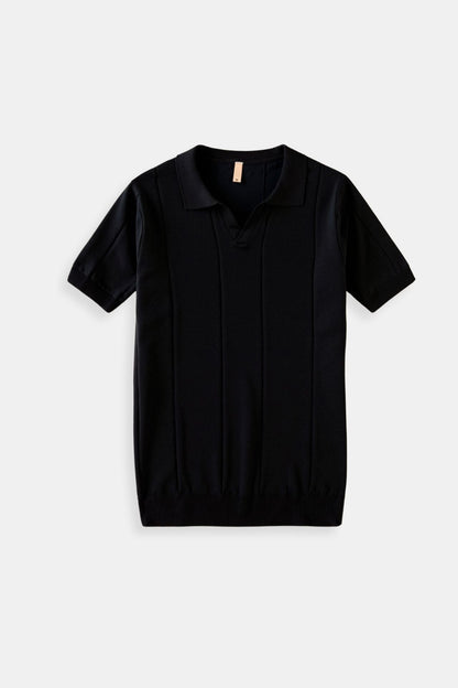 Herren Strickpolo Mintgrün