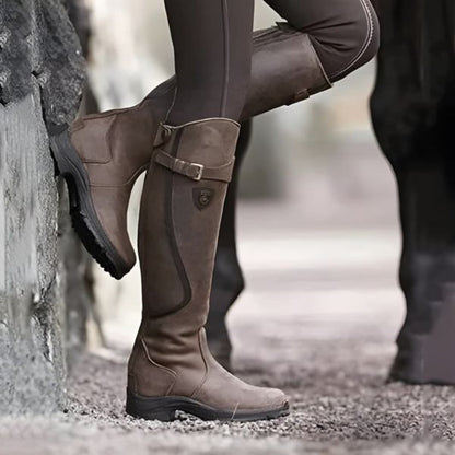 Damen Stiefel Moderne Silhouette Klare Linien Schwarz - Norvielle