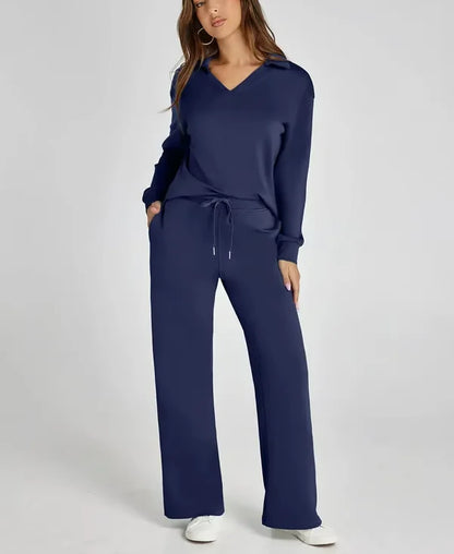 Damen Hoodie-Set Weich Warm Bequem