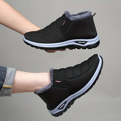 Herren Winterschuhe Elastik Mittelhoher Schnitt Warmfutter