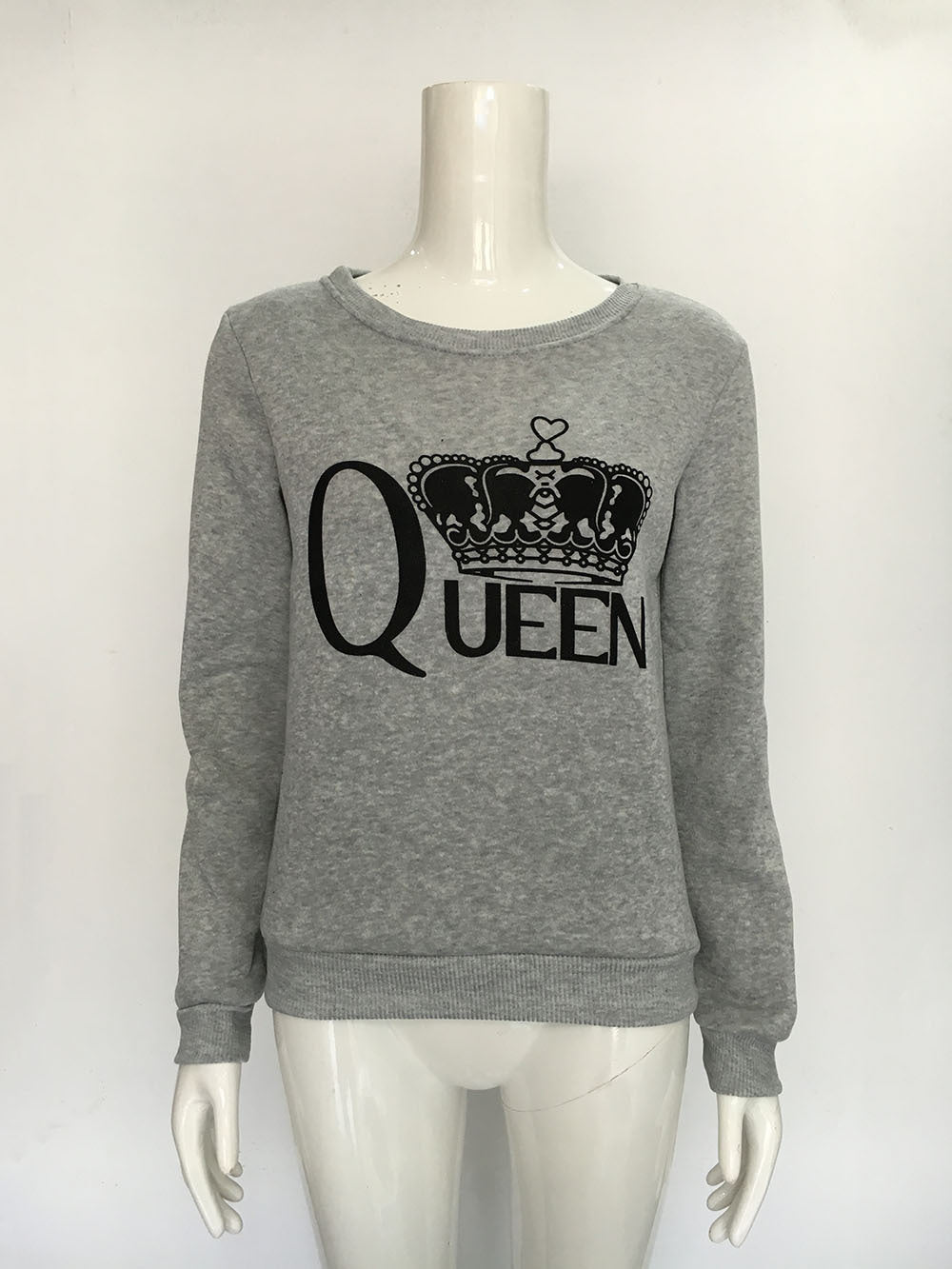 Damen Sweatshirt Königlicher Aufdruck Norvielle