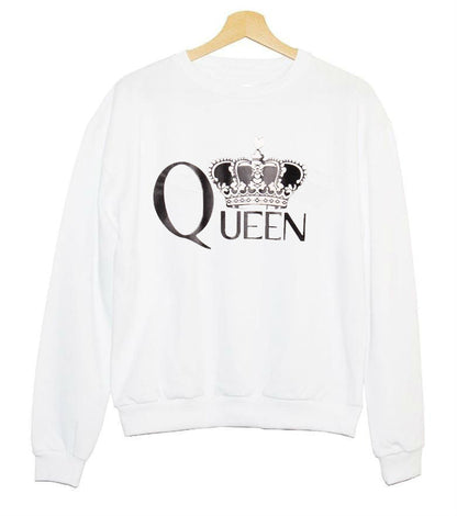 Damen Sweatshirt Königlicher Aufdruck Norvielle