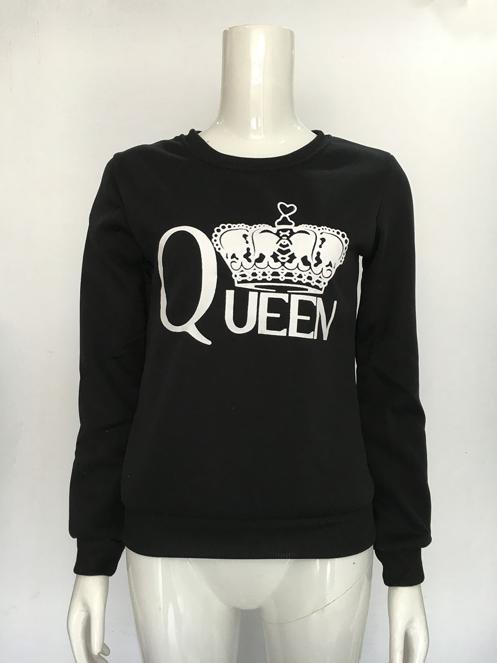 Damen Sweatshirt Königlicher Aufdruck Norvielle