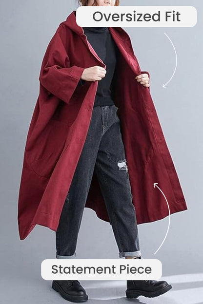 Norvielle Herren Oversized Windjacke Wasserdicht