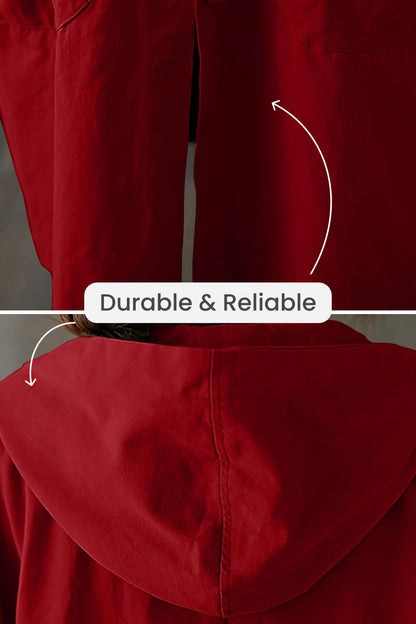 Norvielle Herren Oversized Windjacke Wasserdicht