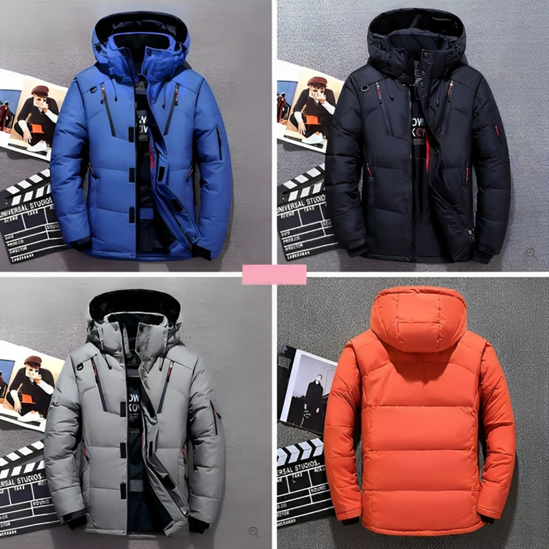 Norvielle Damen Daunenjacke Warm Schwarz - Norvielle