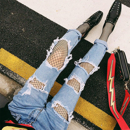 Damen Ripped Jeans Destroyed