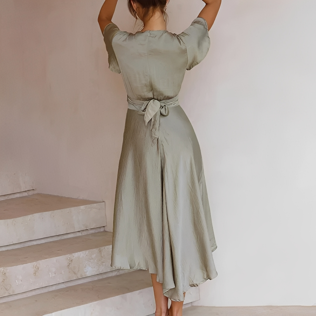 Damenschwarz Kleid Elegantes Vintage-Stil