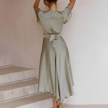 Damenschwarz Kleid Elegantes Vintage-Stil