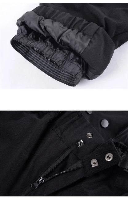 Unisex Hose Durchgehender Schnitt Frontreißverschluss Funktionshose
