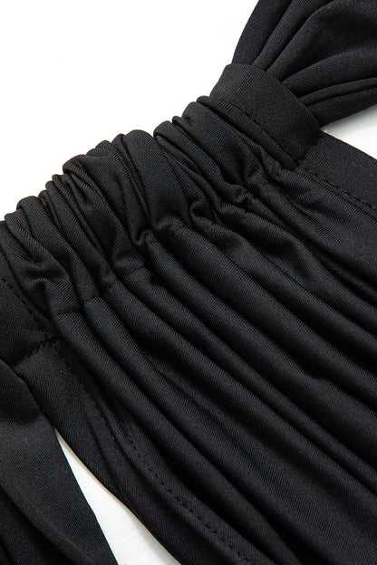 Damen One-Shoulder Bandeau- und Maxirock für stilvolle Anlässe