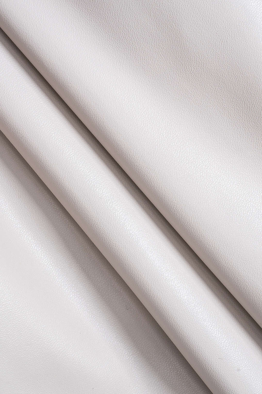 Kunstleder-Set mit Kunstpelz-Details Anthrazit