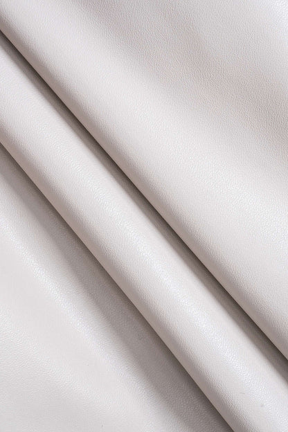 Kunstleder-Set mit Kunstpelz-Details Anthrazit