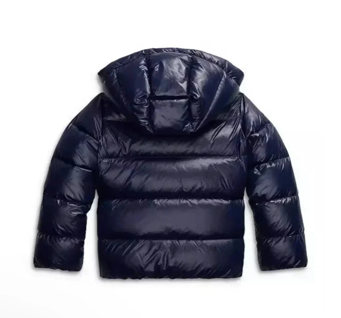Nuvessa Damen Winterjacke Gepolstert Kapuze Glänzend